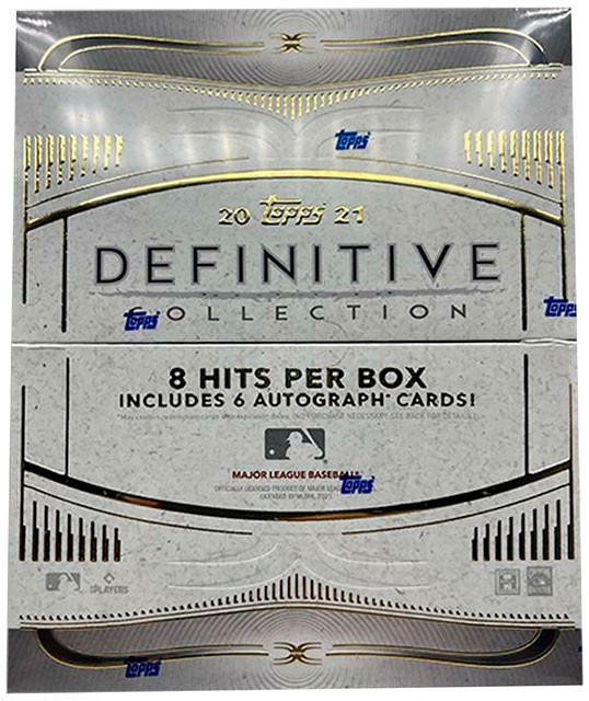 2021 Topps Definitive Baseball Hobby Box