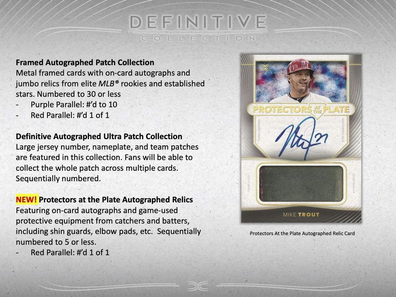 2021 Topps Definitive Baseball Hobby Box