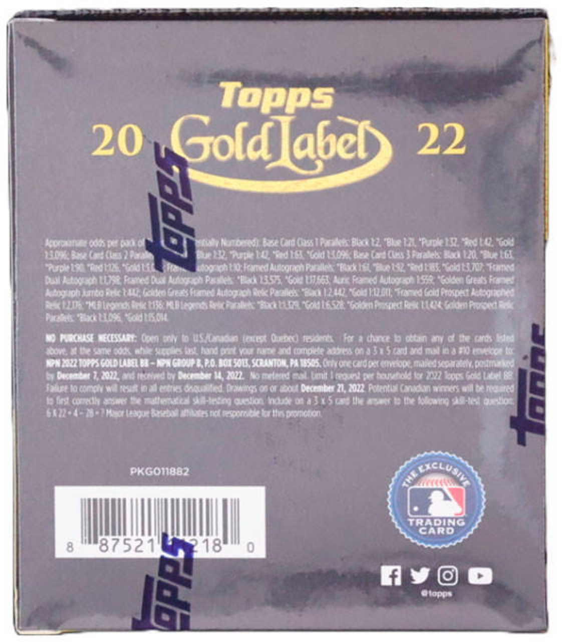 Watch: Box break of 2020 Topps Gold Label baseball cards, from