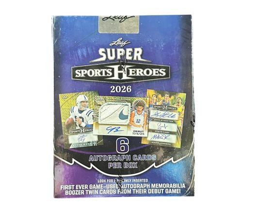 2026 Leaf Metal Super Sports Heroes Box