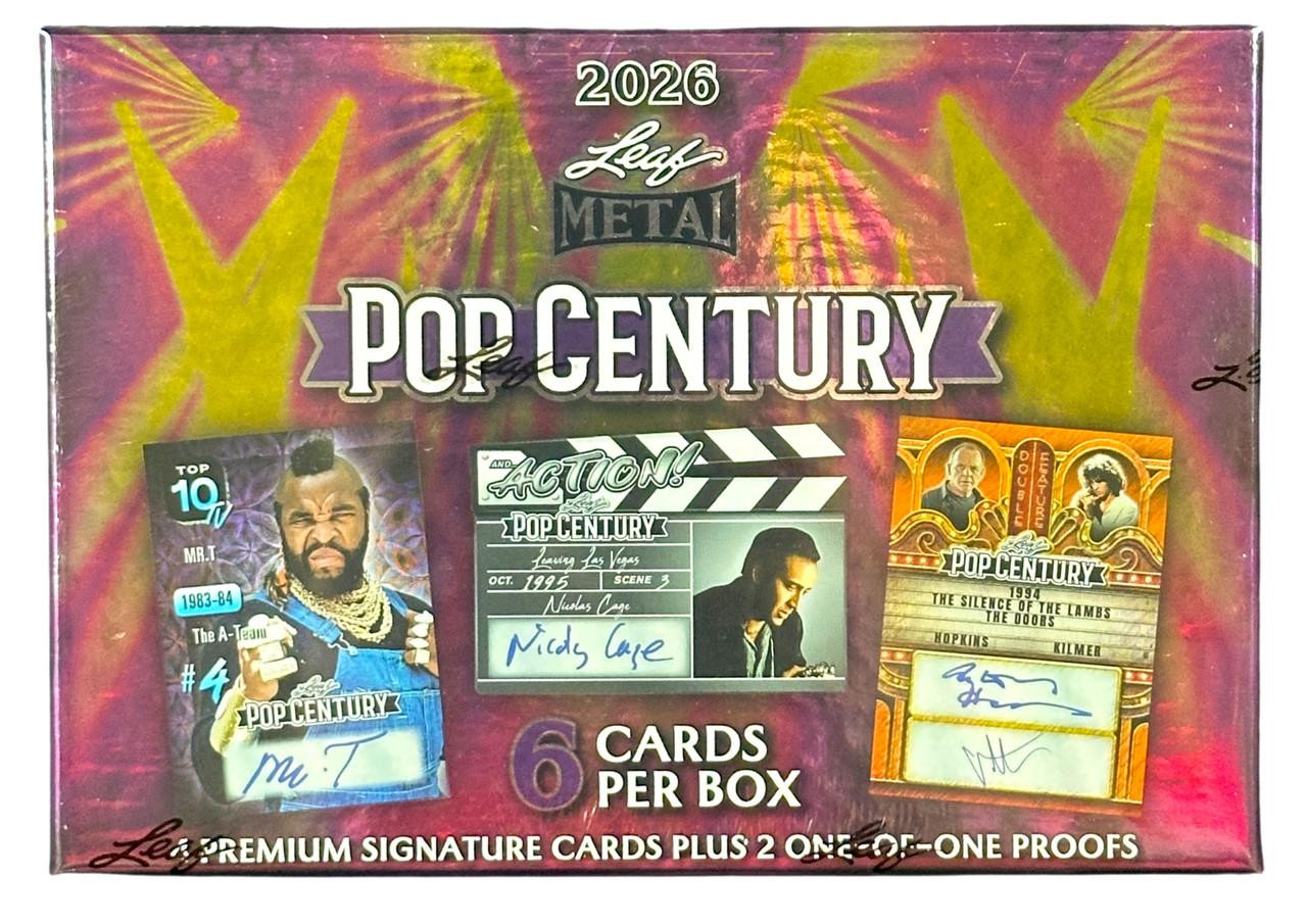 2022 Leaf l Pop Century 新品未開封ボックス 2026 Leaf Metal Pop Century Box