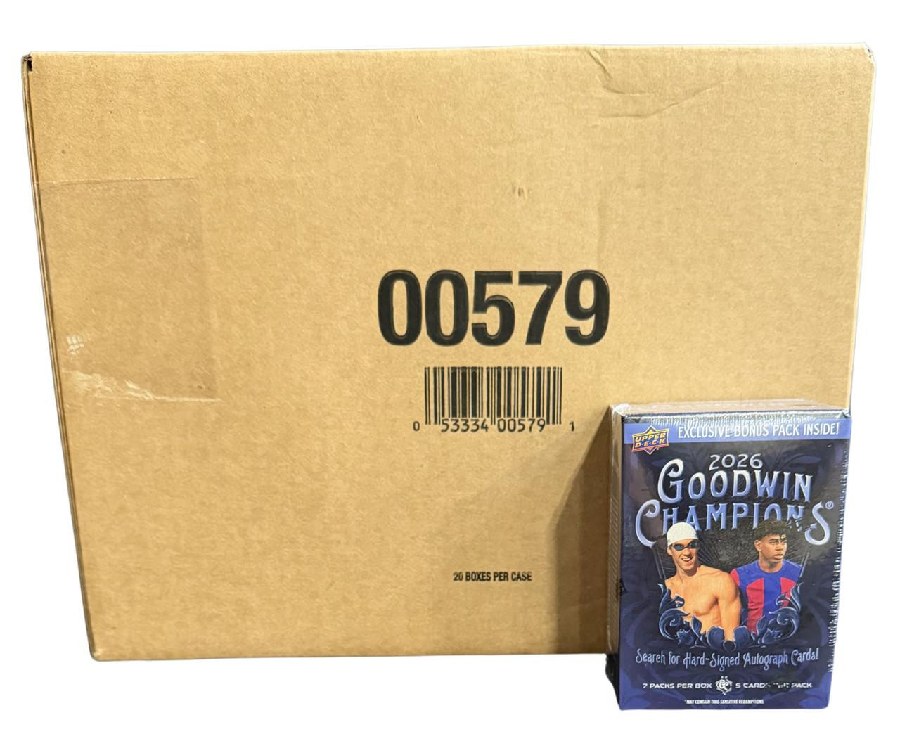 2026 Upper Deck Goodwin Champions Blaster 20 Box Case
