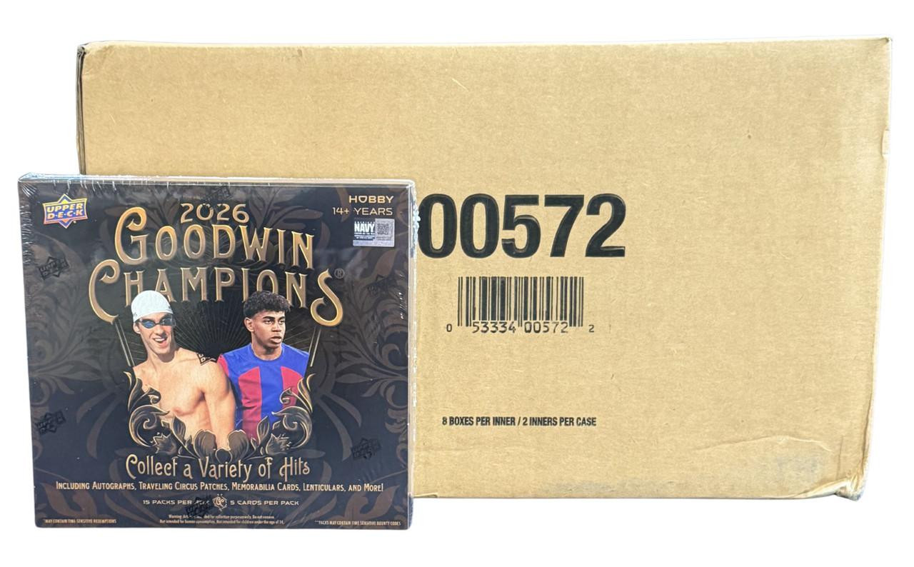 2026 Upper Deck Goodwin Champions Hobby 16 Box Case
