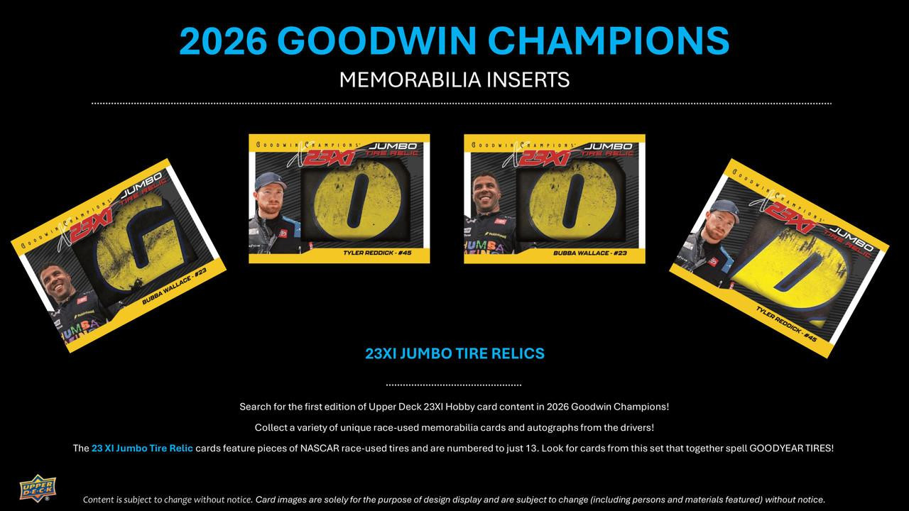 2026 Upper Deck Goodwin Champions Hobby Pack