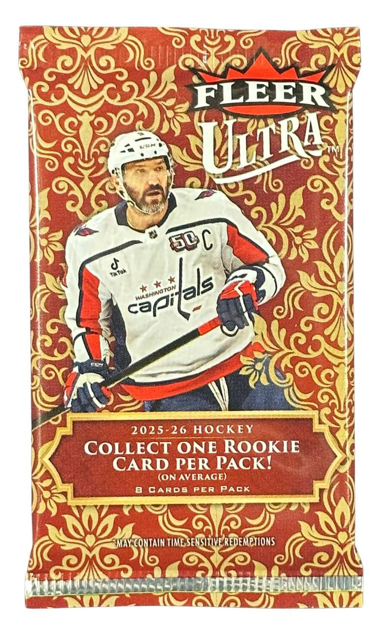 2025/26 Upper Deck Fleer Ultra Hockey Hobby Pack