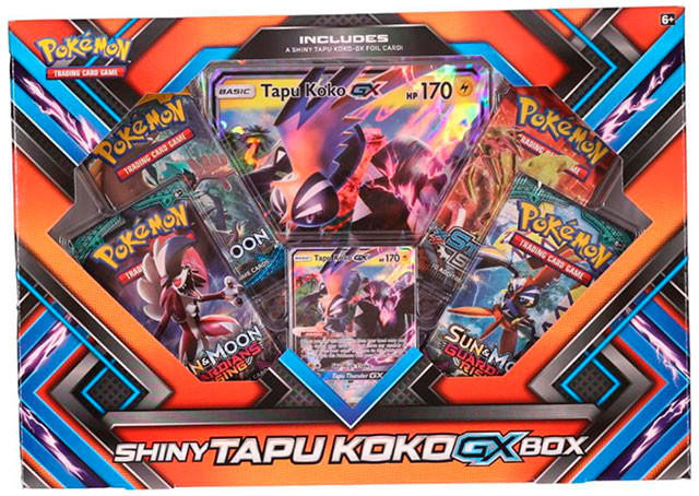 Pokemon Shiny Tapu Koko GX Box