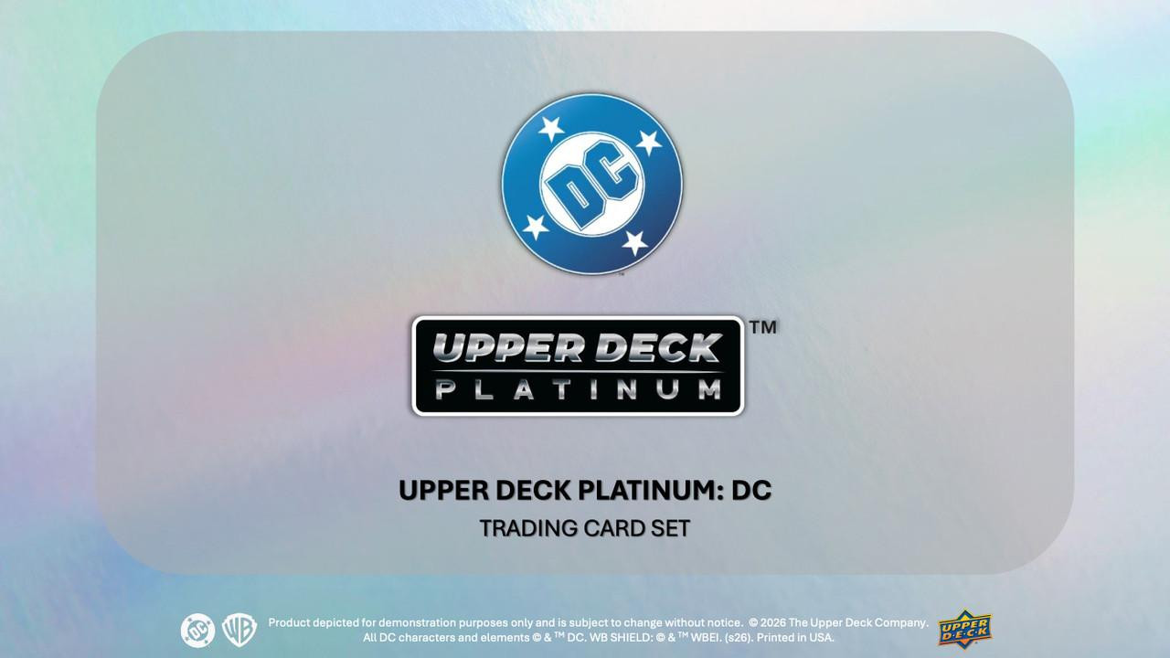 2026 Upper Deck DC Platinum Hobby 8 Box Case