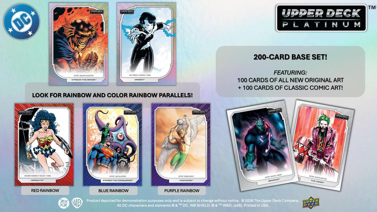 2026 Upper Deck DC Platinum Hobby Box