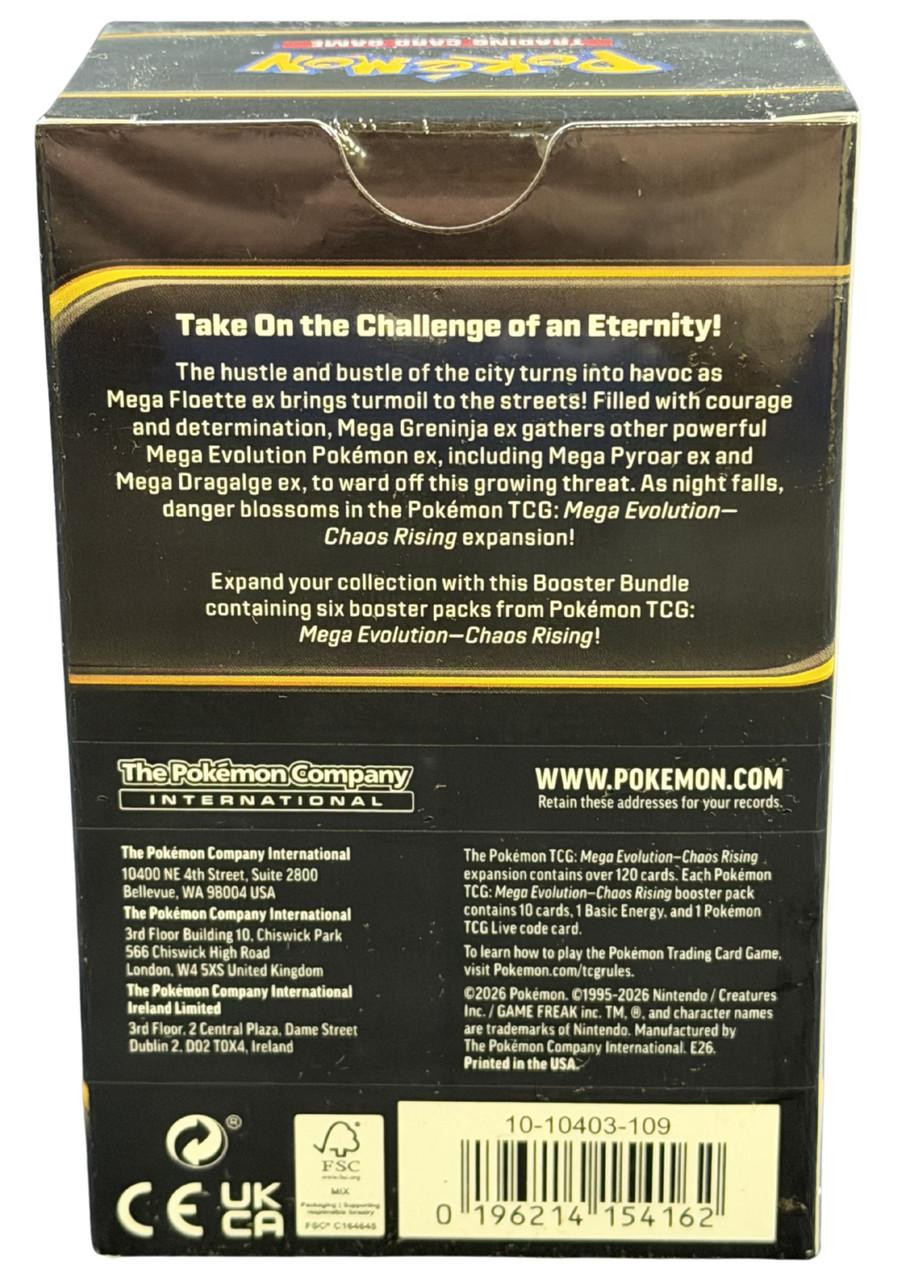 Pokemon Mega Evolution Chaos Rising Booster Bundle Box