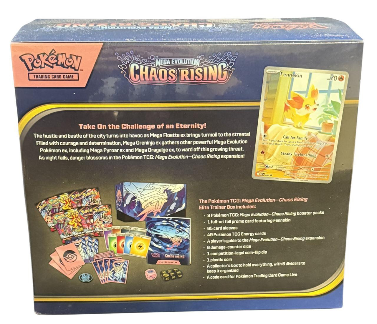 Pokemon Mega Evolution Chaos Rising Elite Trainer Box