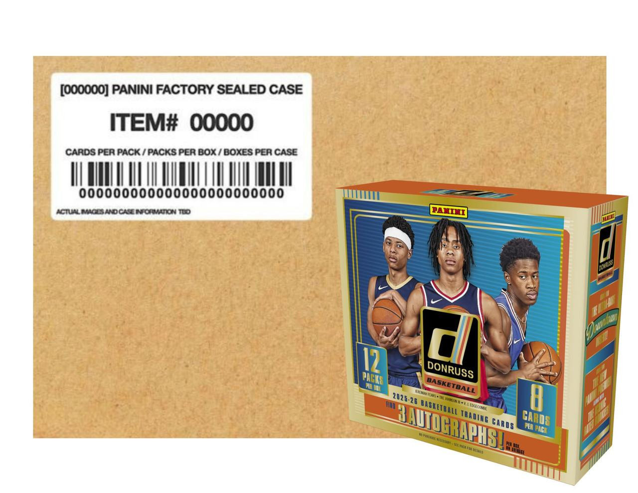 2025/26 Panini Donruss Basketball Hobby 16 Box Case