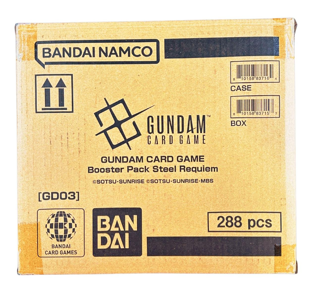 Gundam Card Game Steel Requiem Booster 12 Box Case
