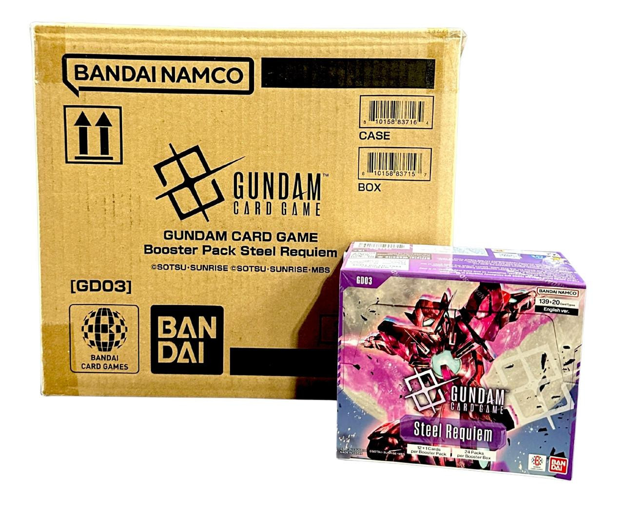 Gundam Card Game Steel Requiem Booster 12 Box Case