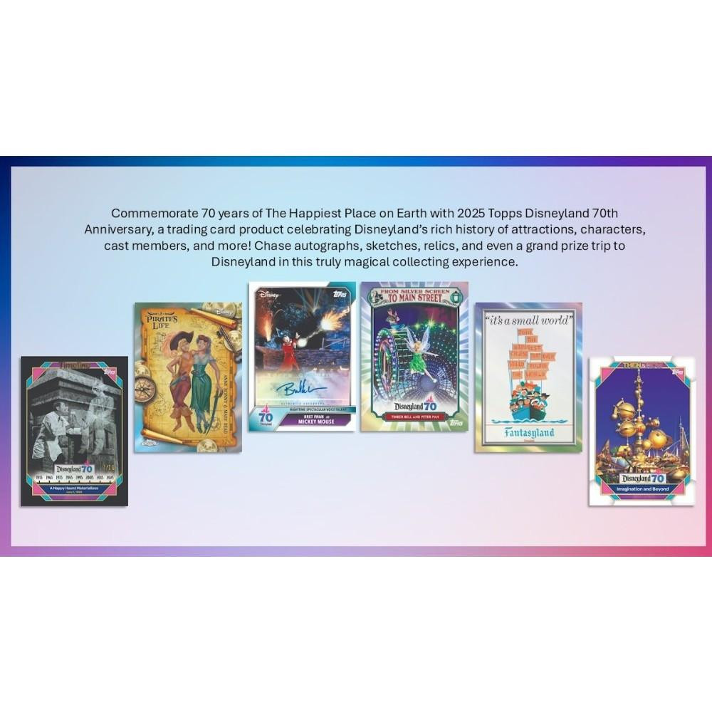 2025 Topps Disneyland 70th Anniversary Hobby Pack