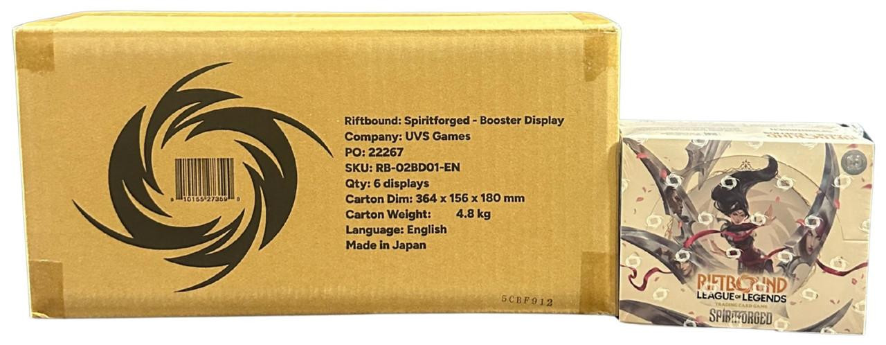 Riftbound League of Legends Spiritforged Booster 6 Box Case