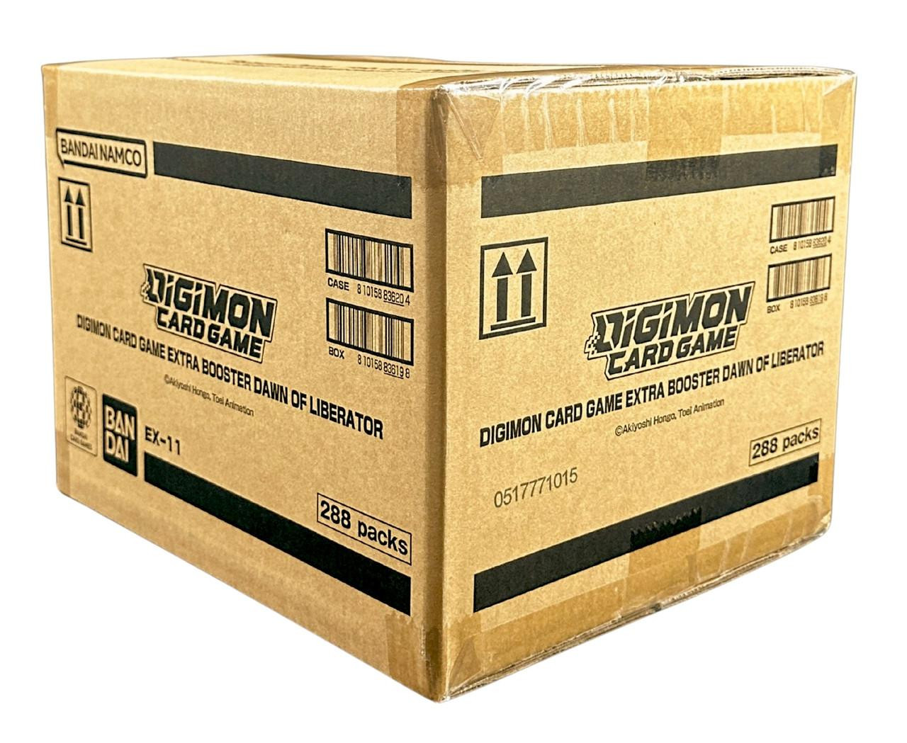 Digimon Card Game: Dawn of Liberator (EX-11) 12 Display Case