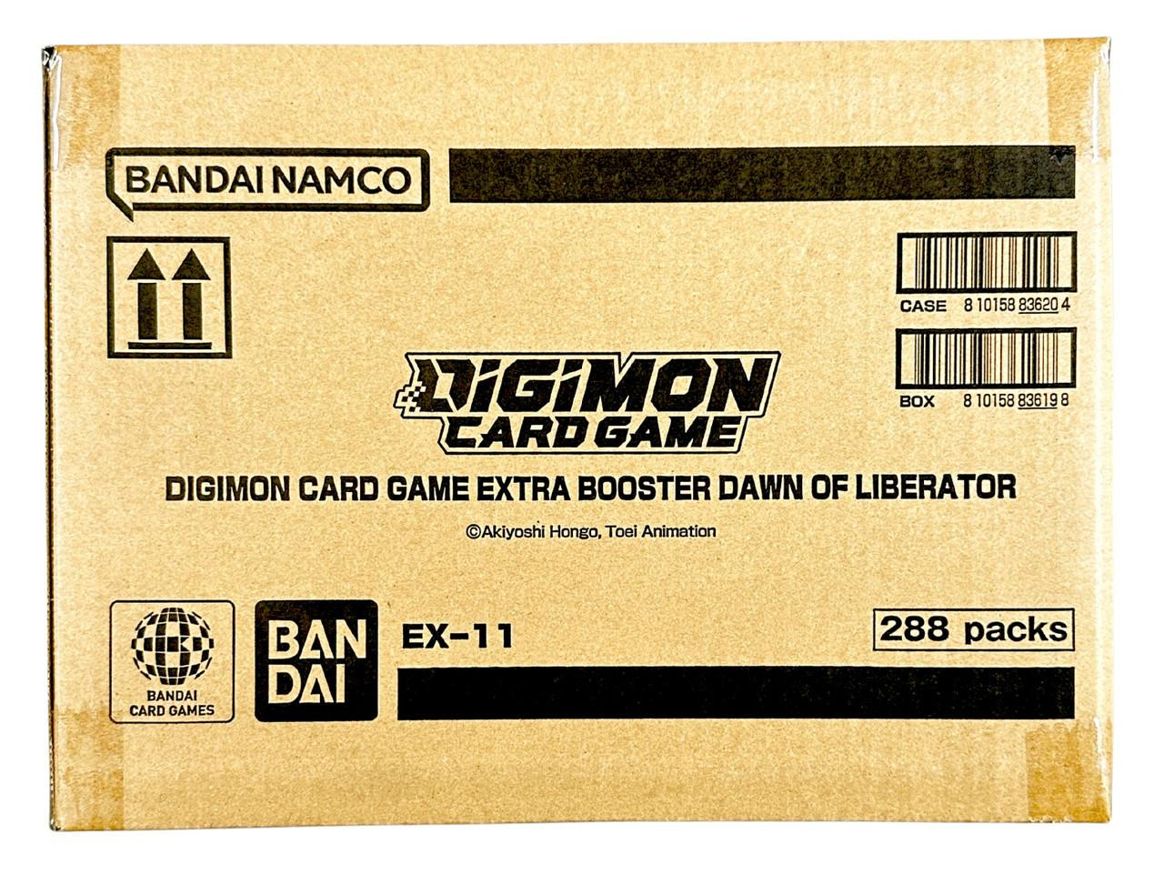 Digimon Card Game: Dawn of Liberator (EX-11) 12 Display Case