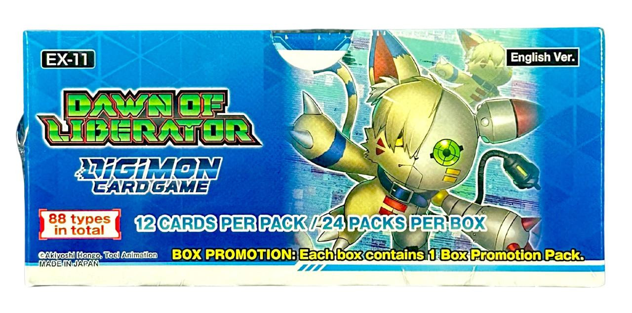 Digimon Card Game: Dawn of Liberator Extra Booster (EX-11) Display