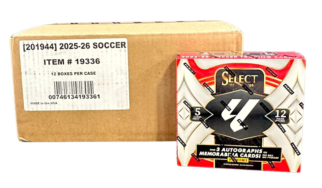2025/26 Panini Select La Liga Soccer Hobby 12 Box Case