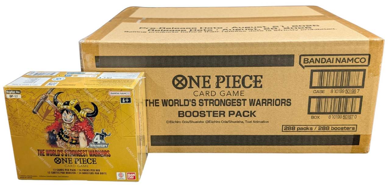 One Piece TCG: OP-17 Booster 12 Box Case