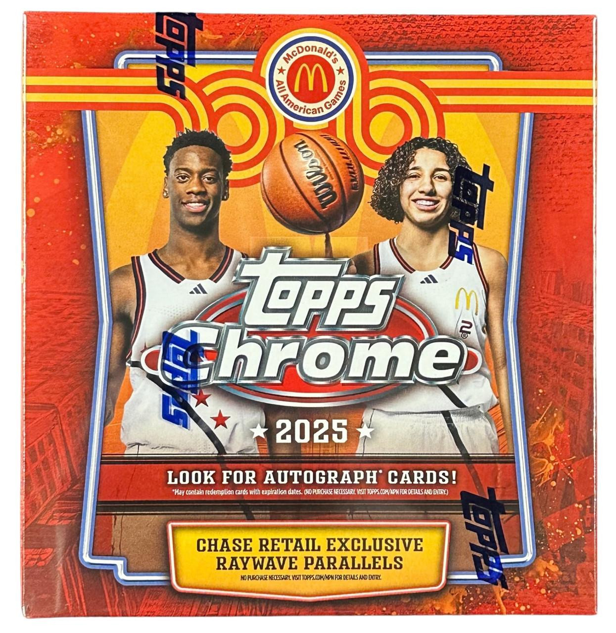 2025 Topps Chrome Mcdonald's All-American Basketball Mega Box