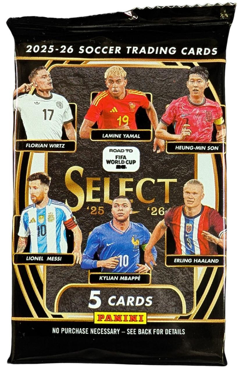 2025/26 Panini Select Road to World Cup Soccer Hobby Pack