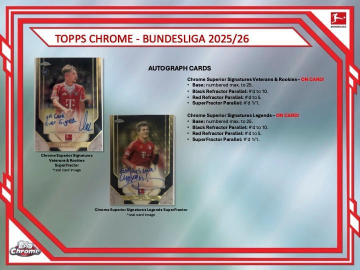 2025/26 Topps Chrome Bundesliga Soccer Hobby Box