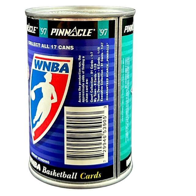 1997 Pinnacle WNBA Basketball Inside The Can Tin
