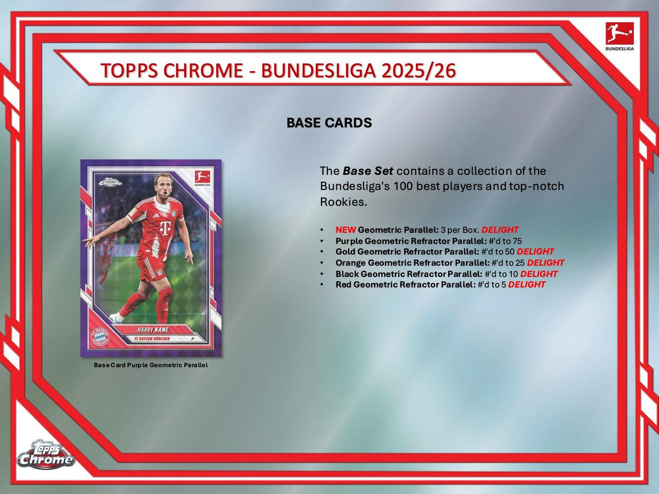 2025/26 Topps Chrome Bundesliga Soccer Breaker's Delight Box