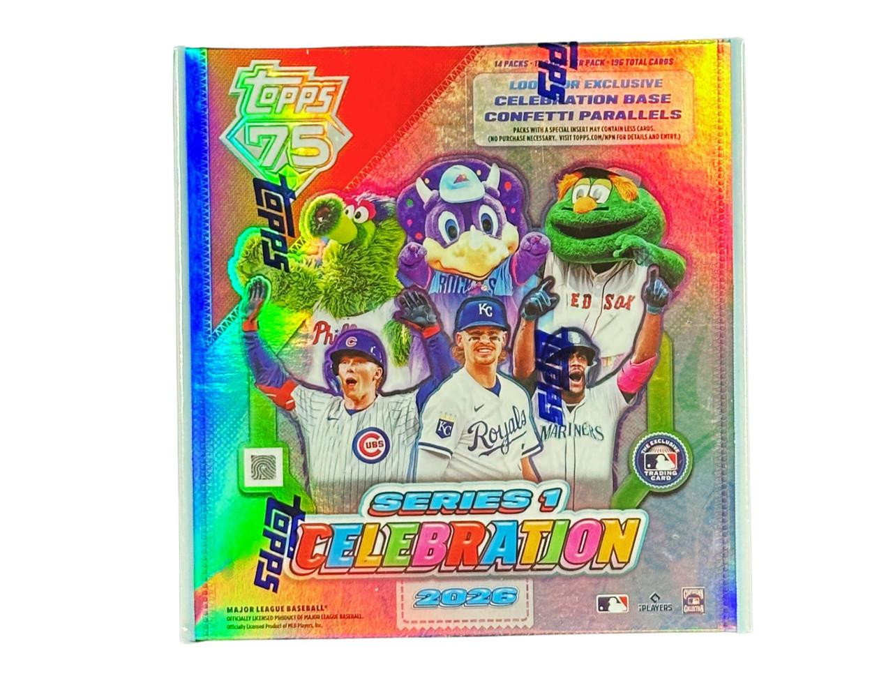 2026 Topps Series 1 Celebration Baseball Mega Box