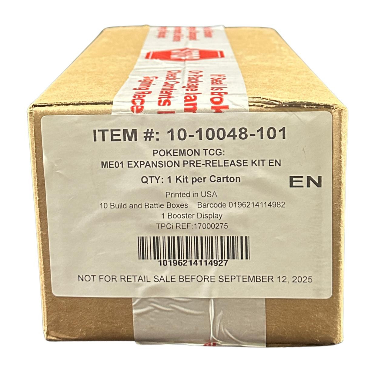 Pokemon Mega Evolutions Pre-Release Kit 2 Box Case