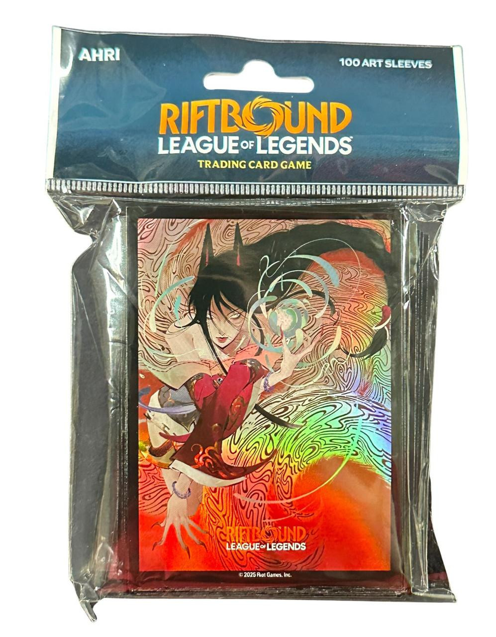 Riftbound League of Legends Origins Ahri Art Sleeves Pack