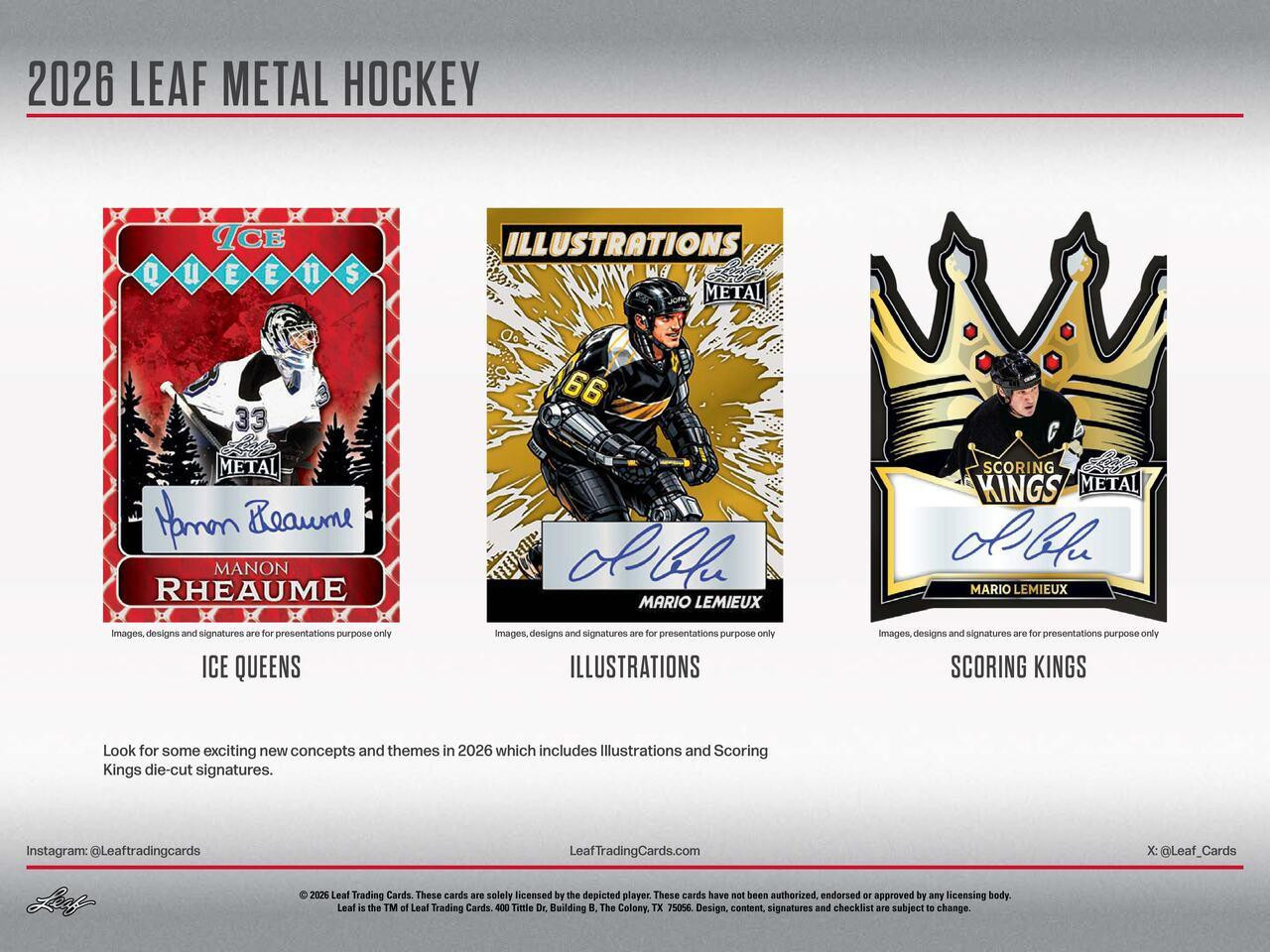 2026 Leaf Metal Hockey Hobby Box