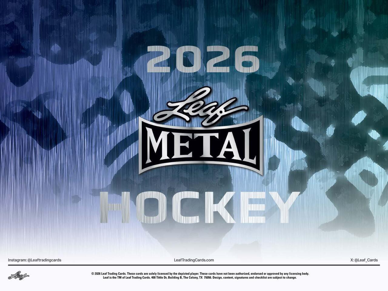 2026 Leaf Metal Hockey Hobby Box