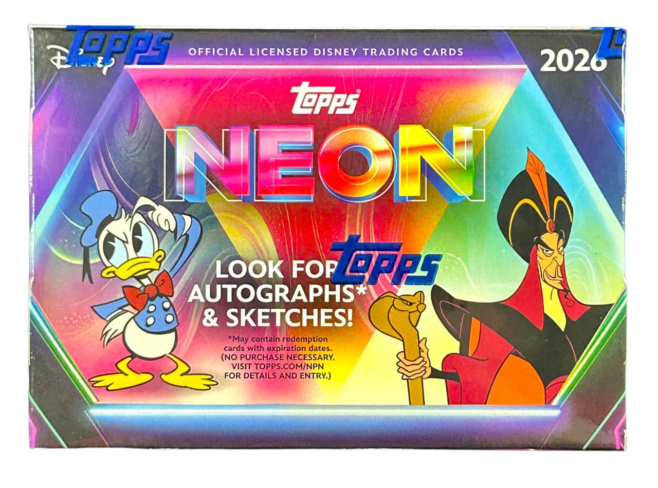 2026 Topps Disney Neon Blaster Box