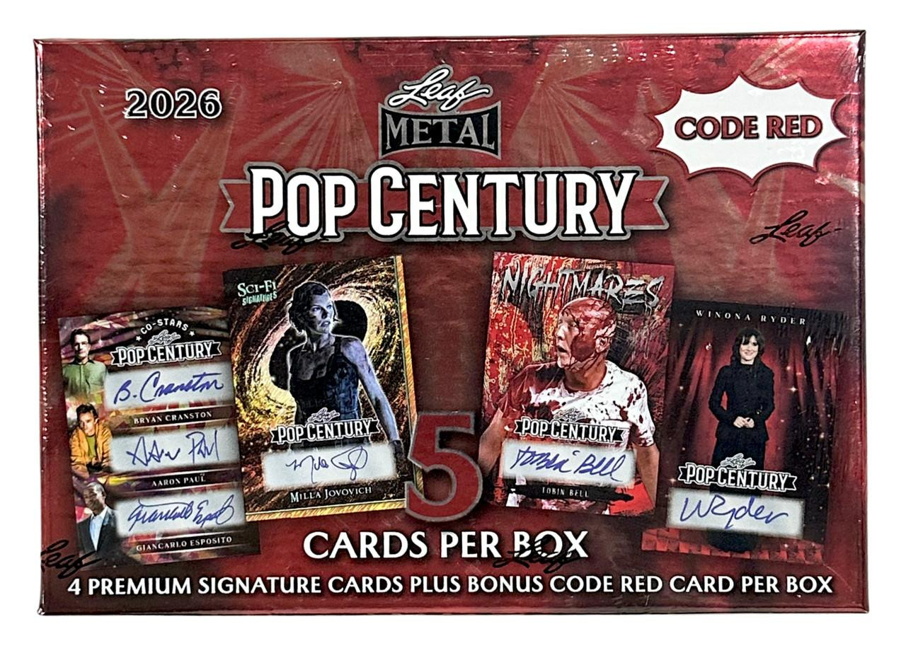 2026 Leaf Metal Pop Century Code Red Box