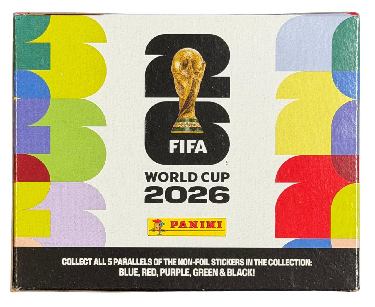2026 Panini FIFA World Cup Soccer Sticker 50-Pack Box