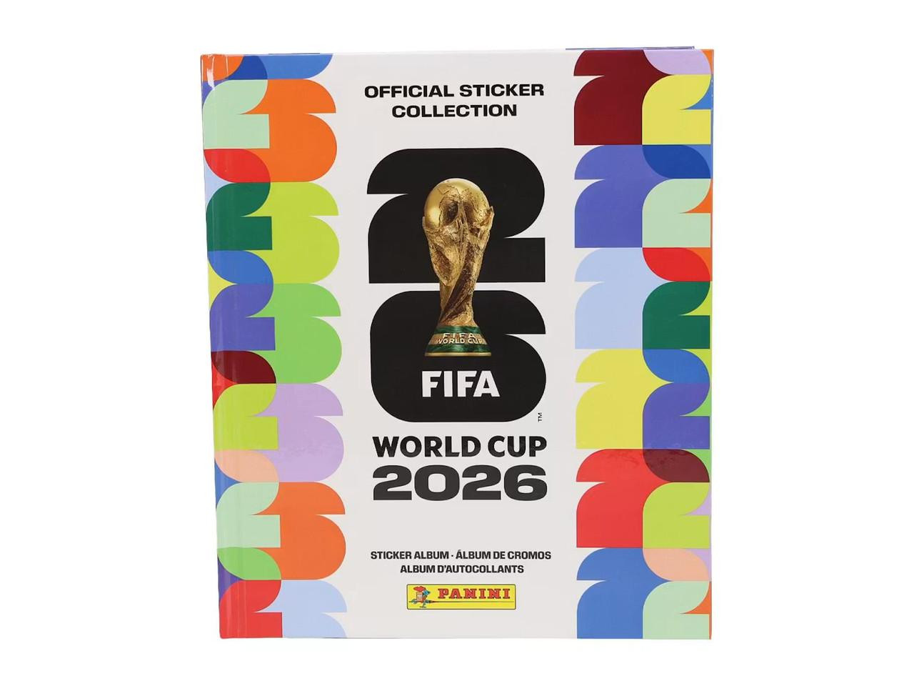 2026 Panini World Cup Soccer Sticker Hard Cover Album