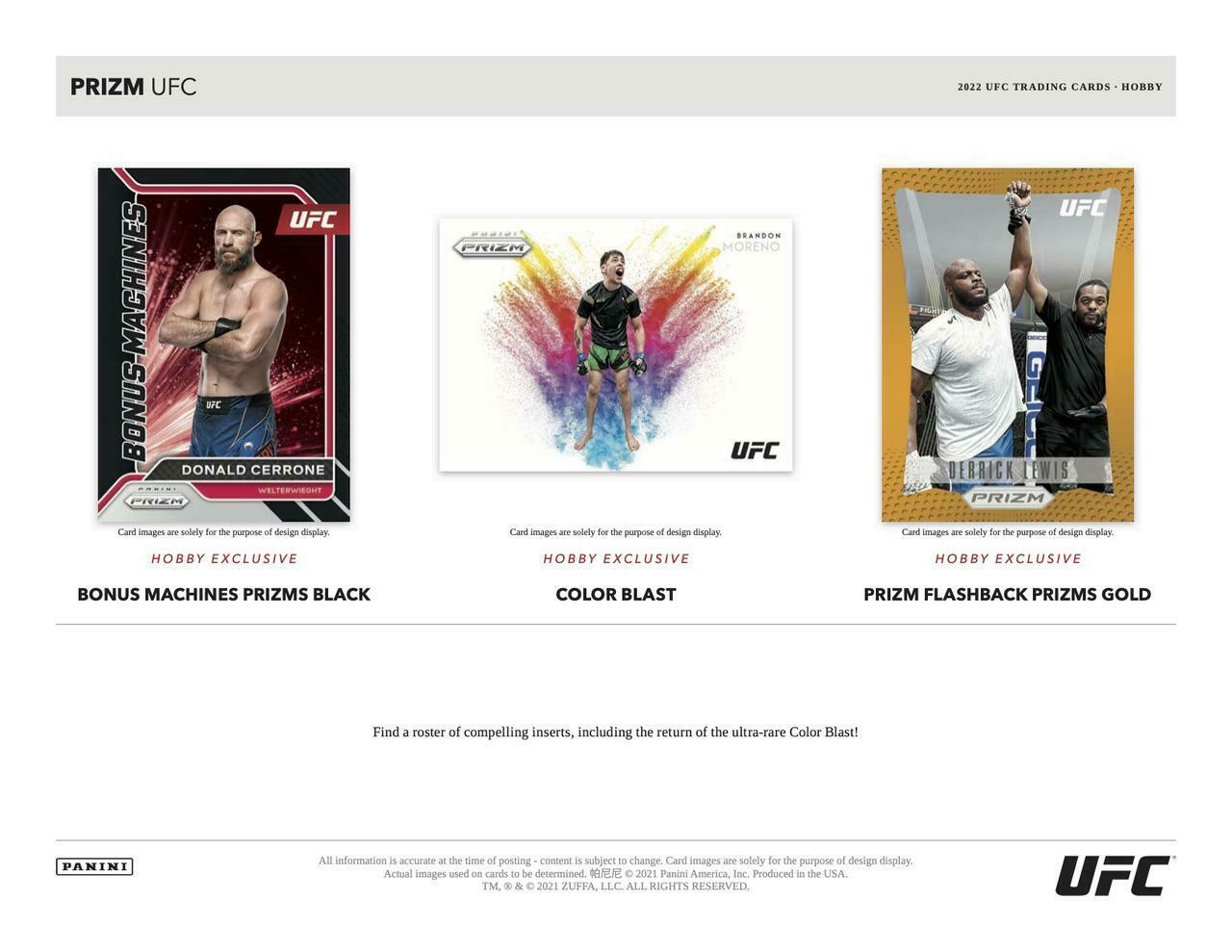 2022 Panini Prizm UFC Hobby Pack