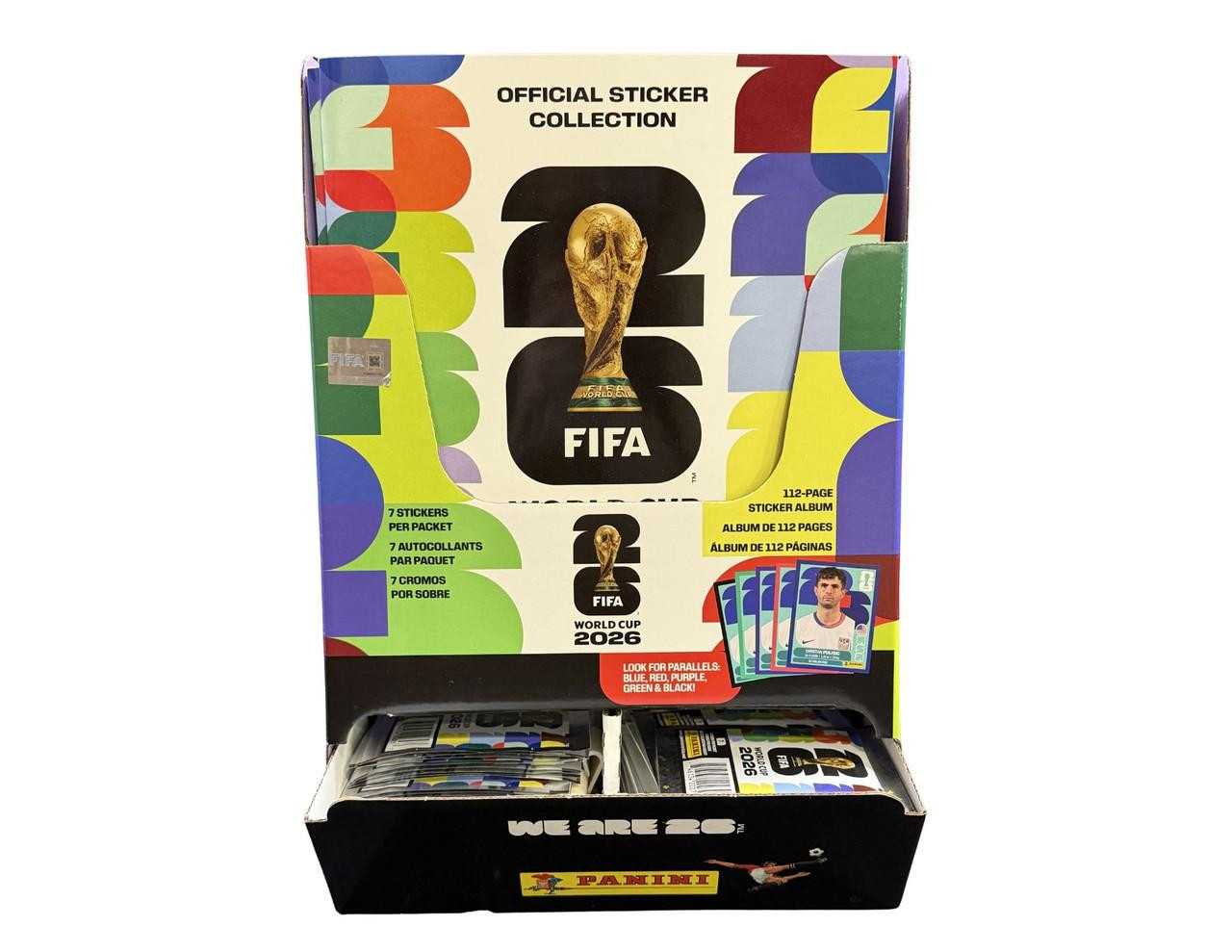 2026 Panini FIFA World Cup Soccer Sticker & Album Combo Box