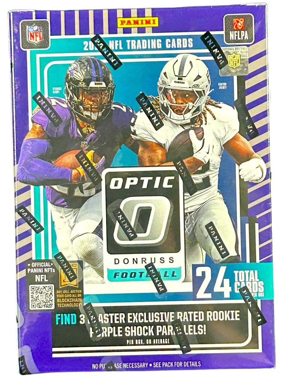 2025 Panini Donruss Optic Football Blaster (Purple Shock Parallels