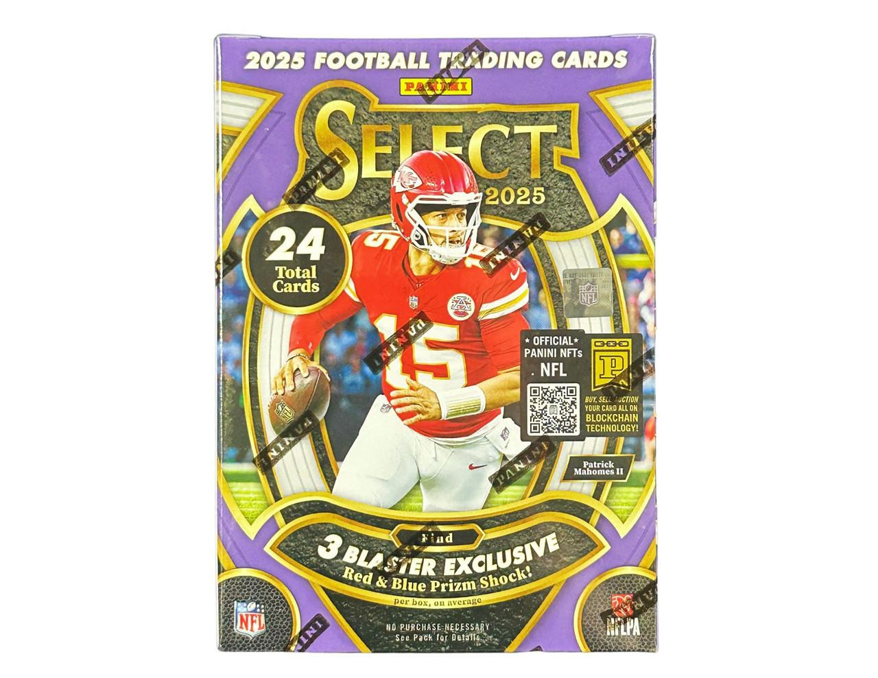 2025 Panini Select Football Blaster (Red & Blue Prizms!) Box
