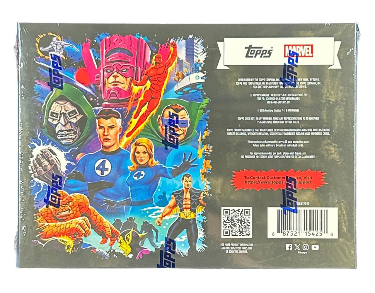 2026 Topps Finest Marvel Fantastic Four 65th Anniversary Hobby Box