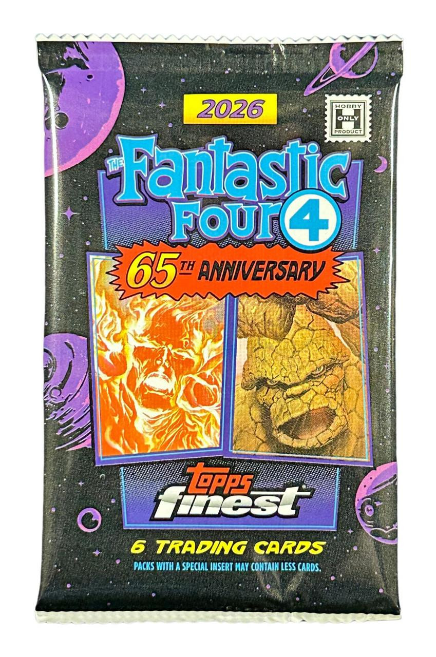 2026 Topps Finest Marvel Fantastic Four 65th Anniversary Hobby Pack