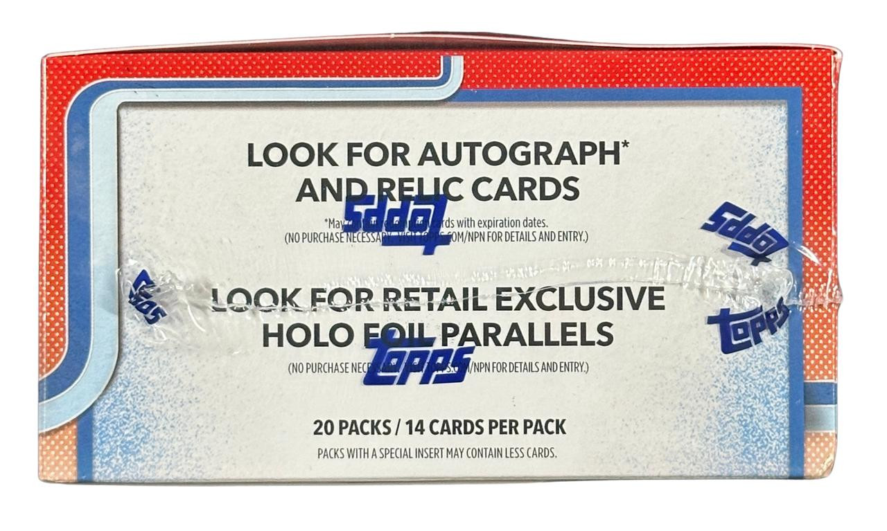 2025 Topps Update Series Baseball Retail Box