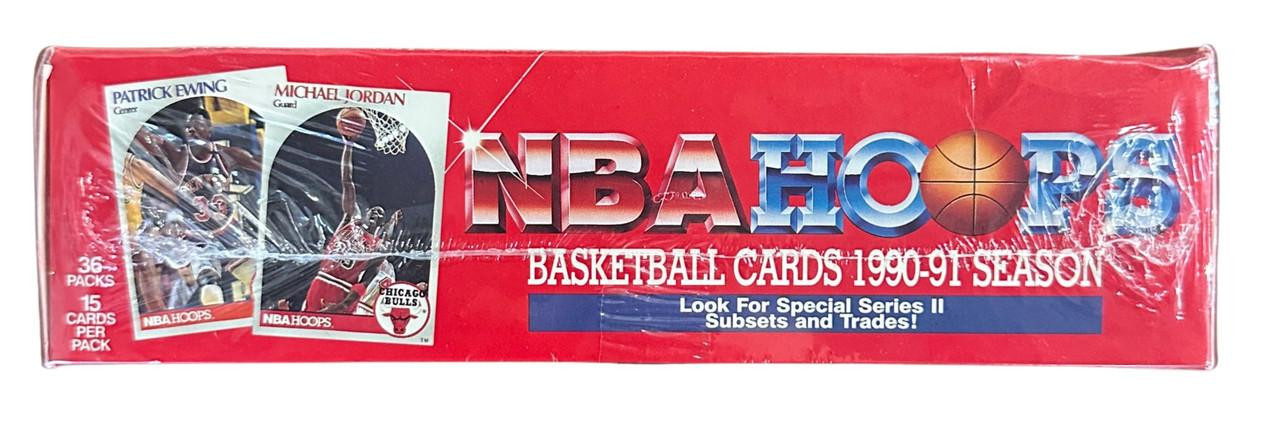 1990/91 NBA Hoops Series 2 Basketball Wax Box