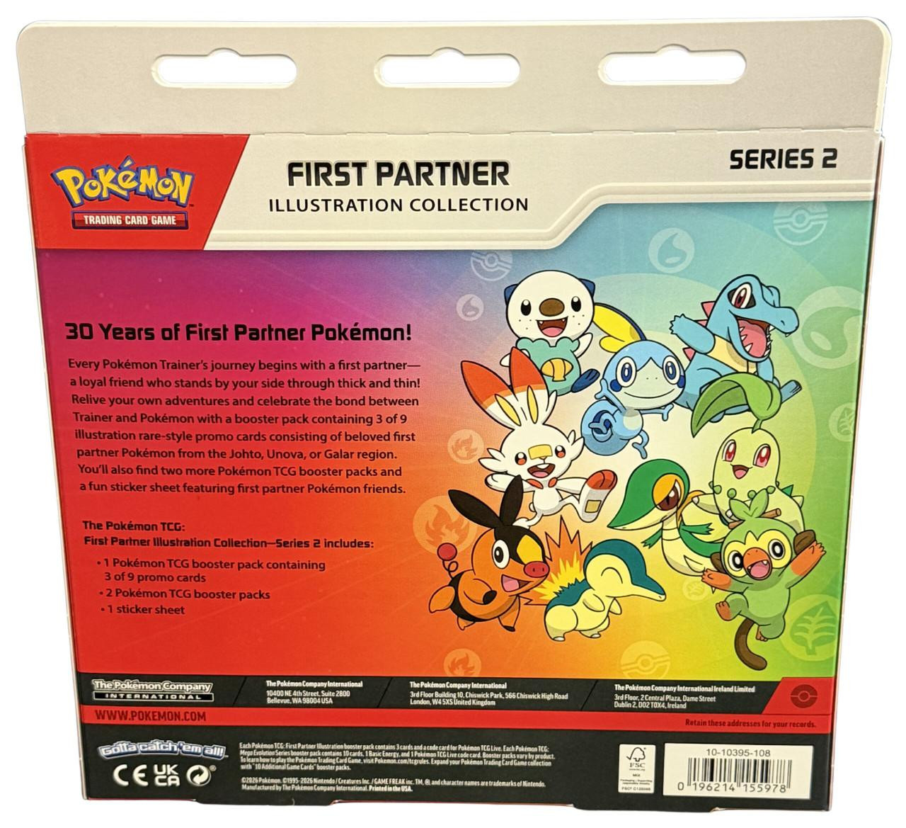 Pokemon First Partner Illustration Collection Series 2 Box
