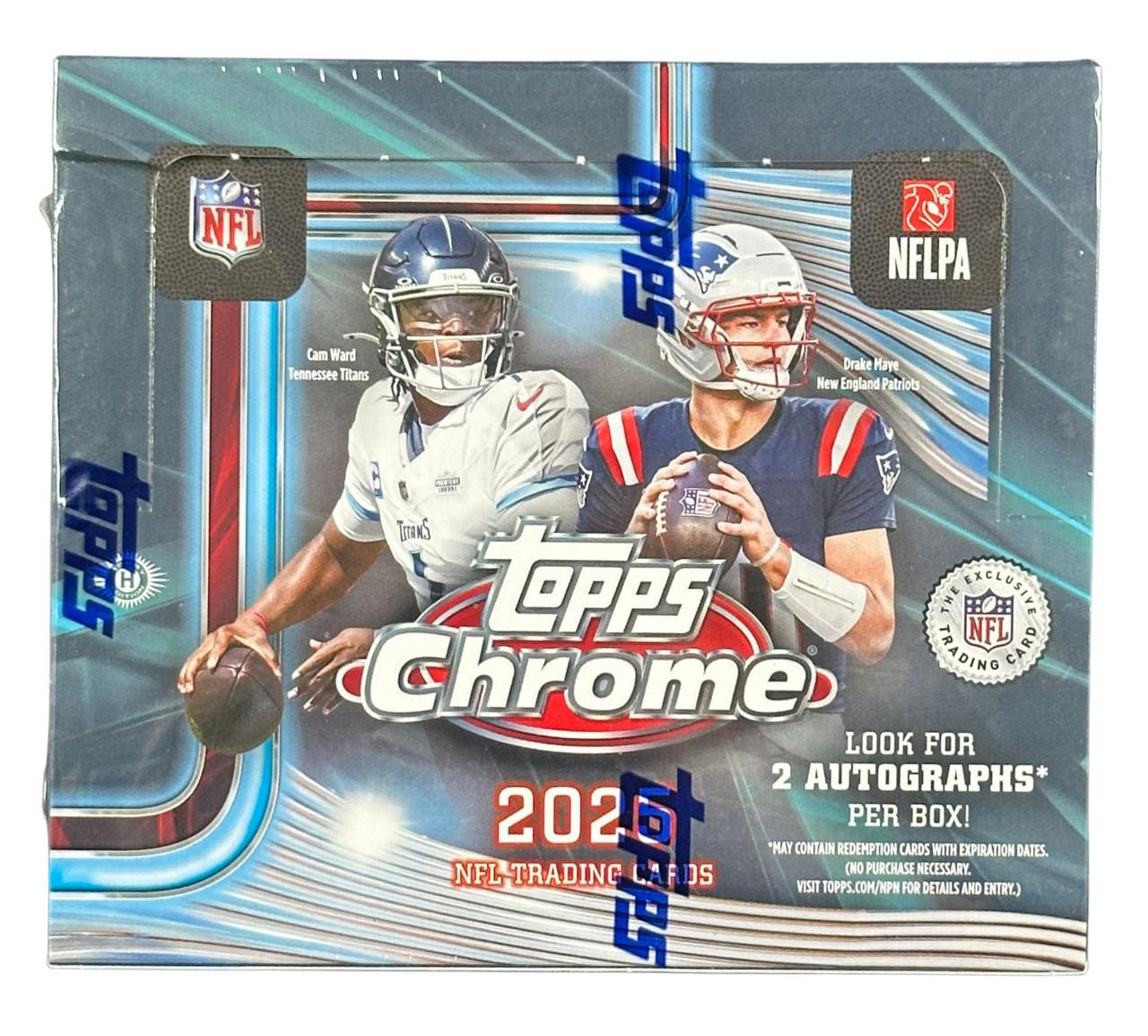 2025 Topps Chrome Football Jumbo Box
