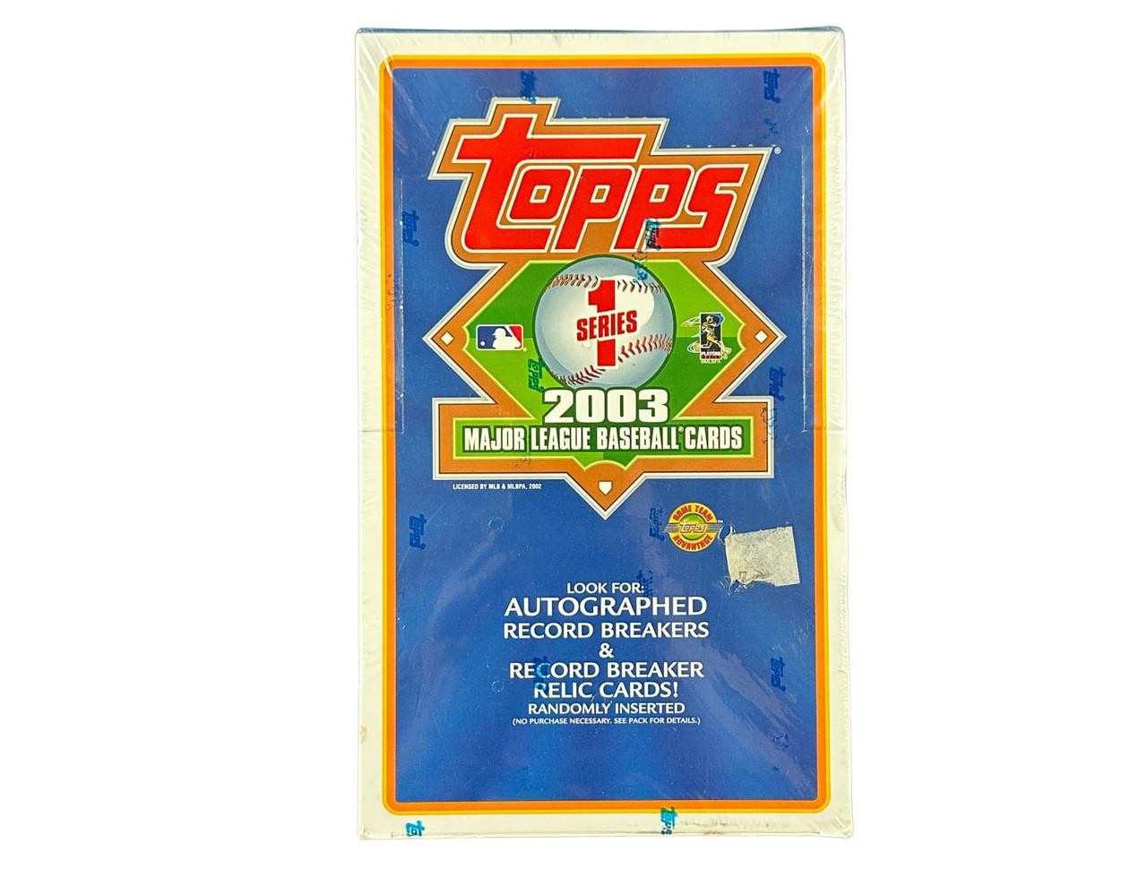 2003 Topps Series 1 Baseball Hobby Jumbo Box
