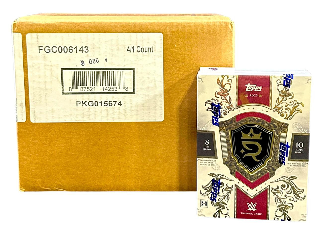 2025 Topps Royalty WWE Hobby 4 Box Case